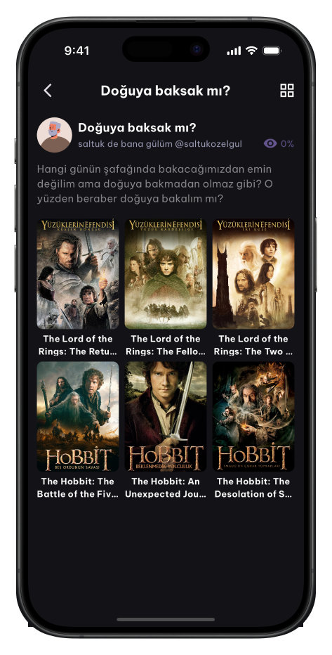 Discover screen